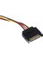 15 Pin Sata Erkek - 4 Pin Molex Dişi Ide HDD Güç Sabit Sürücü Kablosu (Yurt Dışından) 3