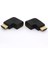 HDMI Erkek Dişi Adaptör Dönüştürücü 90 Derece Açı Sağa / Sola Dönüş HDMI Konektörü Destek Çözünürlükleri 1080P (Yurt Dışından) 1