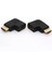 HDMI Erkek Dişi Adaptör Dönüştürücü 90 Derece Açı Sağa / Sola Dönüş HDMI Konektörü Destek Çözünürlükleri 1080P (Yurt Dışından) 3