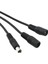 1x Dc Güç 5.5x2.1mm Erkek Çift Dişi Jack Y Splitter 5.5x2.1mm Adapterconnector Kablosu Cctv 30 cm (Yurt Dışından) 5