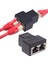 1 Ila 2 Yollu Lan Ethernet Ağ Kablosu RJ45 Dişi Ayırıcı Konnektör Adaptörü (Yurt Dışından) 3