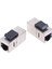 1 Adet RJ45 Keystone Cat6 Korumalı Modüler Çoğaltıcı Ftp Çinko Alaşım Modülü Jak Konnektörü Ethernet Lan Ağ Uzatma Kablosu Adaptörü (Yurt Dışından) 1