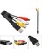 1 Adet USB Erkek Fiş 3 Rca Dişi Adaptör Ses Dönüştürücü Video Av A/v Kablosu USB Rca Kablosu Hdtv Tv Televizyon Tel Kablosu (Yurt Dışından) 4