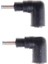 2 Adet Dizüstü Bilgisayar Adaptör Ucu Kablosu 7.4mm * 5.0mm Dişi 4.5mm * 3.0mm Erkek Güç Kablosu Için Hp Elitebook Folio Dell Ultrabook Xps (Yurt Dışından) 3