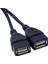 USB 2.0 Tip A 1 Erkek - 2 Dişi Y-Splitter Data Sync Şarj Uzatma Kablosu (Yurt Dışından) 2