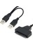 USB 2.0 - 2.5 Inç 22PIN 7+15 Ata Sata 2.0 Hdd/ssd Adaptör Dönüştürücü Kablosu (Yurt Dışından) 2