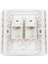 86X86MM Çift 2 Port RJ45 Cat6 CAT5E Duvar Plakası Ağ Kaplaması Duvara Montaj RJ45 RJ11 Keystone Jack Ethernet Priz (Yurt Dışından) 4