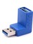 1 Adet Yeni Sıcak Sağ Açı USB 3.0 Tip A Erkek Dişi Fiş Konnektör Adaptörü Dönüştürücü Dizüstü Pc Için (Yurt Dışından) 1