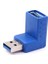 1 Adet Yeni Sıcak Sağ Açı USB 3.0 Tip A Erkek Dişi Fiş Konnektör Adaptörü Dönüştürücü Dizüstü Pc Için (Yurt Dışından) 2