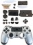 PS4 Dualshock Uyumlu Kasa Joystick V1 Full Kasa Tuş Takımı Silver 1