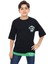 Erkek Çocuk Garni Detaylı Baskılı T-Shirt 9-14 Yaş LX7083 1