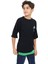 Erkek Çocuk Garni Detaylı Baskılı T-Shirt 9-14 Yaş LX7083 4