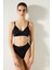 Basic Super High Leg Siyah Bikini Altı 1