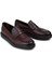 Deri Bordo Comfort Erkek Loafer - 01839MBRDP04 2