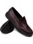 Deri Bordo Comfort Erkek Loafer - 01839MBRDP04 3