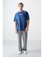 Parlament %100 Pamuk Kalın Yumuşak Dokulu Oversize Fit Baskılı Erkek T-Shirt - 88359 3