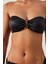 Mia Straplez Parlak Siyah Bikini Üstü 3