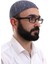 Lacivert Gri Kışlık Çift Renk Kadife Namaz Takkesi 2
