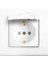 Linnera Topraklı Çoçuk Korumalı Kapaklı Priz Beyaz 90440012 (Çerçeve Dahil) (2 Adet) 3