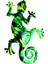 Metal Gecko Duvar Dekor Sanatı 8.66X5.11 Inç Demir Gecko Heykelleri, Veranda Çim Ev Dekorasyonu Açık Arka Bahçe Duvar Asılı - B (Yurt Dışından) 1