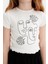 Kız Çocuk Ekru Tshirt 23SS0TJ4517 3