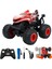 4WD Rc Araba LED Işıkları ile 2.4g Radyo Uzaktan Kumanda Arabalar Off Road Kontrol Kamyonları Boys Oyuncaklar Çocuklar Için (Yurt Dışından) 2