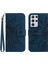 Samsung Galaxy S21 Ultra Lüks Pu Deri Kabartmalı Ayçiçeği (Yurt Dışından) 1