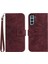 Kart Yuvaları Tutucu ile Samsung Galaxy S21 Fe Kabartmalı Ayçiçeği Için Kılıf (Yurt Dışından) 1