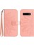 Samsung Galaxy S10 Için Kılıf Kısa Kayış Flip Cüzdan Telefon Kılıfı Kabartmalı Pu (Yurt Dışından) 1