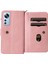 Xiaomi 12 Lite Için Kılıf Pu Deri Manyetik Kapatma Onbeş Kart Yuvaları Fermuar Cep Telefon Kılıfı (Yurt Dışından) 4