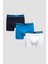 Erkek Blue Tape Çok Renkli 3lü Boxer 1