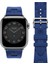 Apple Watch 7 8 9 45 mm Uyumlu Spor Silikon Kordon Hermes Kilim Motifli Kayış Katlanabilir Toka 1
