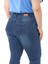 Büyük Beden Yüksek Bel Dar Paça Mavi Denim Pantolon 4