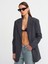 60729 Oversize Blazer Ceket-Gri 1