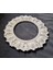 Yaprak Kabartmalı 24CM Yuvarlak Çerçeve Silikon Kalıp K-1103 5