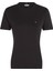 Bisiklet Yaka Düz Siyah Kadın T-Shirt New Slım Cody C-Nk Ss 1