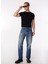 Normal Bel Straight Erkek Denim Pantolon 242 Lcm 121085 Baggy Mıd Blue 1