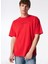 Yuvarlak Yaka Kırmızı Erkek T-Shirt 242 Lcm 242006 Aylex Kırmızı 1