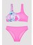 Kız Çocuk Butterfly Halter Parlak Pembe Bikini Takımı 1