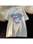Heart Baskılı Beyaz Oversize T-Shirt 3