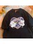 Harajuku Cute Siyah Oversize T-Shirt 1