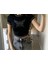 Ters Dikiş Taşlı Butterfly Crop Bluz 1