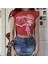 Y2K Be My Valentine Girl Baskılı Kırmızı Crop Bluz 1