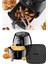 Xl/xxl Xiaomi Philipsuyumlu Isıya Dayanıklı Silikon Fritöz ve Airfryer Kare Model Pişirme Matı 21,5 5