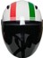 Motosiklet ve Bisiklet Yarım Kask Siyah Cam Ce Sertifikalı Abs Material Motor Kaskı Italy 2