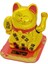 Dünyadan Hediyeler Maneki Neko El Sallayan Şans Kedisi Gold Solar Güneş Enerjili 10.5 cm 3