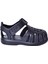 S10271 Tobby Solid Siyah Çocuk Sandalet 1