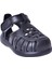 S10271 Tobby Solid Siyah Çocuk Sandalet 2