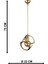 Tek Ebat Lingo Tekli Avize Eskitme Metal Tekli 71-80 cm 1 E27 Altın 5