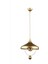 Modern G?ksel Tekli Avize Eskitme 1 Metal 91-100 cm Tek Ebat E27 Altın 3